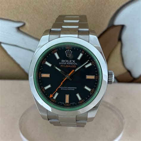 rolex milgauss vetro verde opinioni|Rolex Milgauss Ref.116400GV, prezzo e .